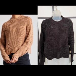 NWT Elizabeth and James Black Sweater Small